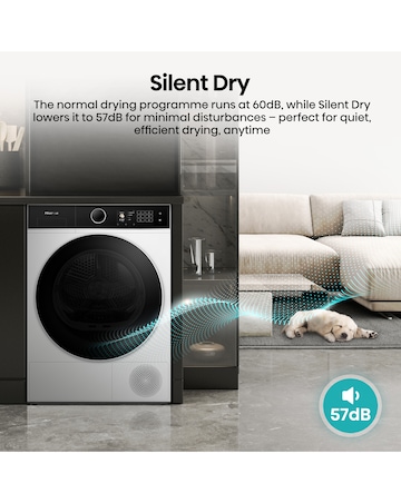 Hisense 5i 9kg KitchenFit Heat Pump Dryer White