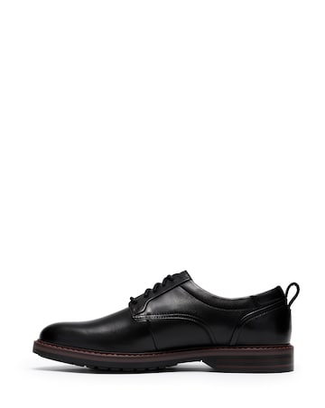 Clarks Aldwin 2 Leather Derby Shoe - Black