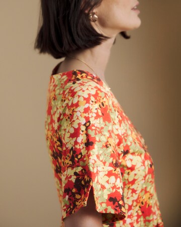Julipa Printed Cotton Jersey Shift Dress