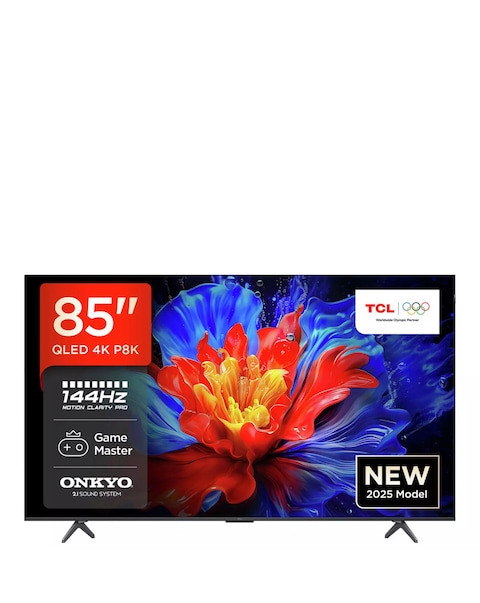TCL 85P8K-UK 85in 4K Ultra HD HDR Smart Fire TV with Freely