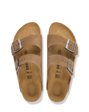 Birkenstock Classic Suede Arizona Sandals - Dark Tea