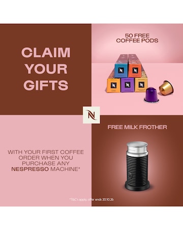 Nespresso Citiz Coffee Machine with milk frother