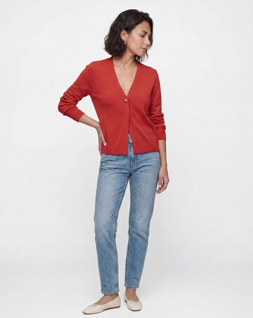 V Neck Statement Button Cardigan