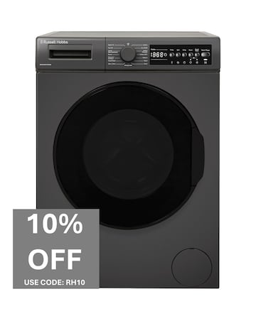 Russell Hobbs RH914W116AN 9kg 1400rpm Washing Machine Anthracite + Install