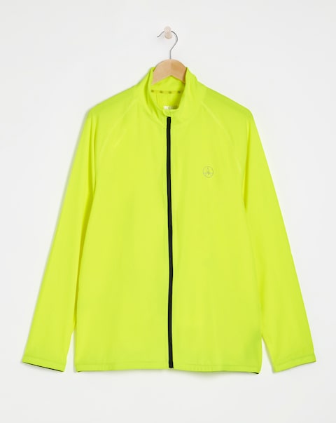Solid Lime Cycling Jacket