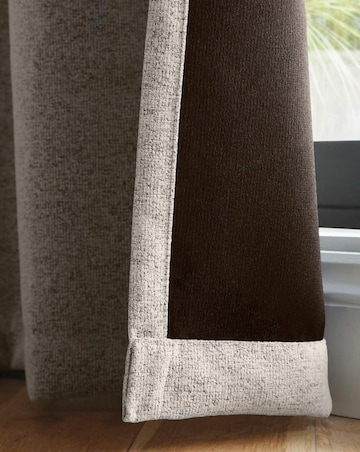 Curtina Velvet Chenille Dimout Eyelet Curtains