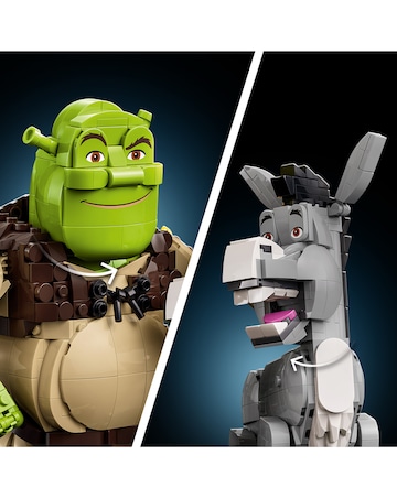 LEGO Shrek Donkey & Puss in Boots Model
