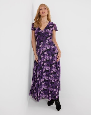 Joe Browns Petite Fabulous Floral Mesh Maxi Dress