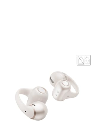 Shokz OpenDots 2 Clip-On Open-Ear True Wireless Earbuds - White