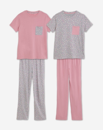 JD Williams (2 Pack) Value Pyjama Sets