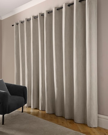 Curtina Boucle Chenille Eyelet Curtains