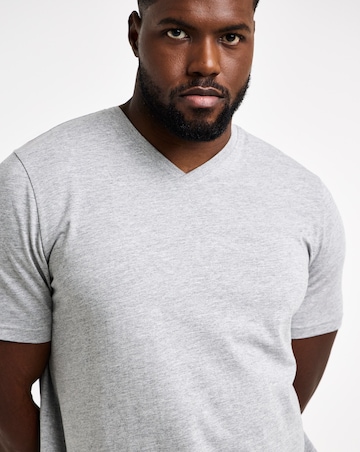 5 Pack V Neck T-Shirts Extra Long