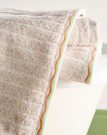 Fusion Speckle Rib Bath Towel