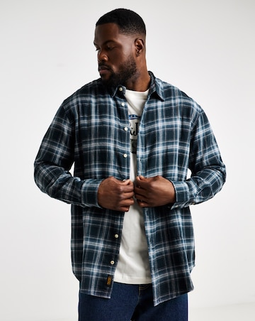 Jack & Jones Field Check Shirt - Navy Multi