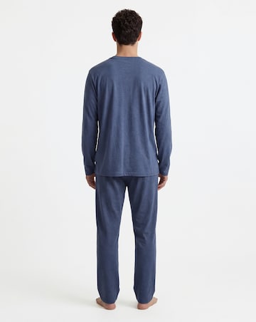 2 Pack Long Sleeve Open Hem PJs