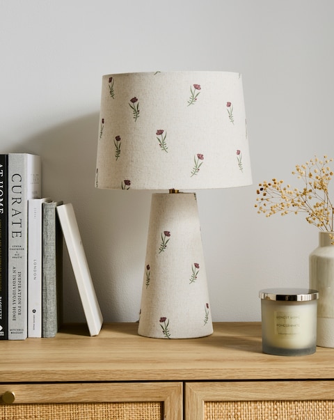Linnea Floral Table Lamp