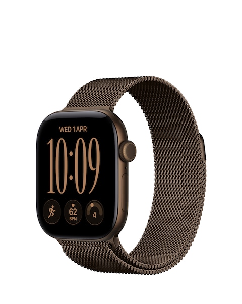 Apple Watch Series 12 GPS 42mm - Dark Bronze Aluminium/Dark Bronze Milanese Loop