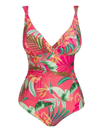MAGISCULPT Full Contour Shaping Swimsuit Longer Length Tropical Print
