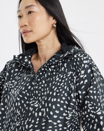 Printed Short Lightweight Raincoat