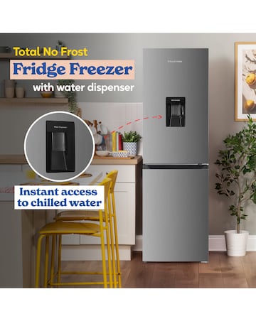 RUSSELL HOBBS 50/50 FRIDGE FREEZER W/ WD