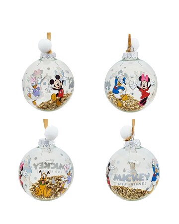Disney Set of 7 Baubles - Mickey & Friends