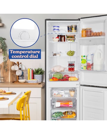 RUSSELL HOBBS 50/50 FRIDGE FREEZER W/ WD