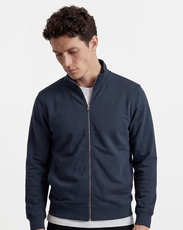 Full Zip Funnel Neck Sweatshirt Long