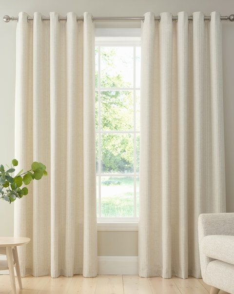 Bianca Chenille Stripe Curtains