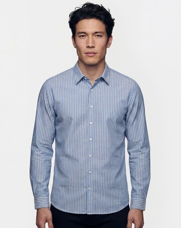 Long Sleeve Poplin Stripe Shirt Long