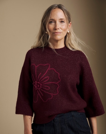 Julipa Floral 3/4 Sleeve Jumper