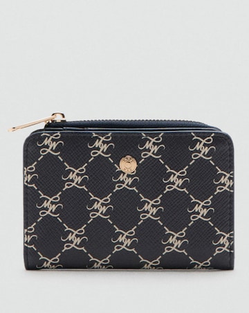Mango Medium Wallet With Logo Print