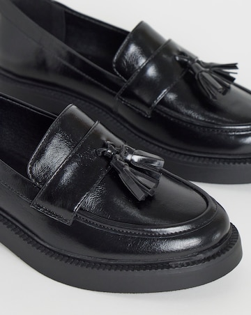 Madelyn Tassle Detail Loafer Shoes - Wide Fit (E)
