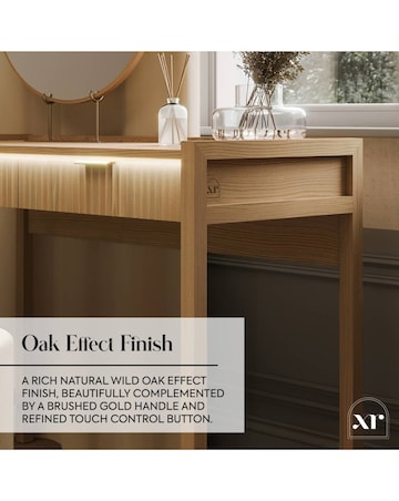 XR Living Dakota Dressing Table With App Control Lights