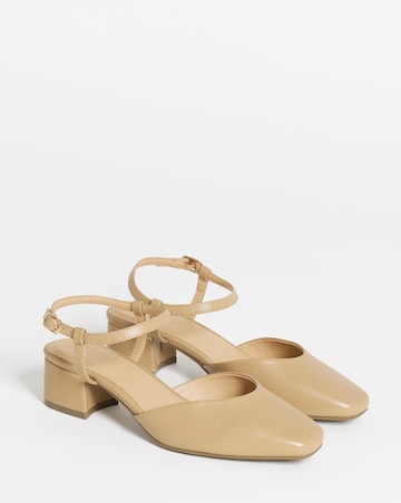 Jennifer Two Part Heeled Shoes - Wide Fit (E)