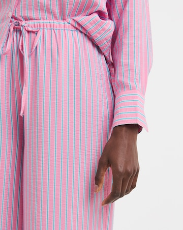 Stripe Wide Leg Trouser
