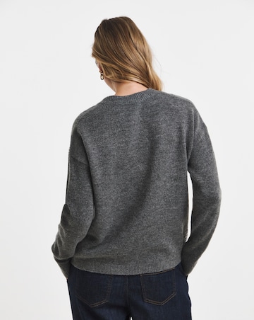 Side Split Bow Jumper