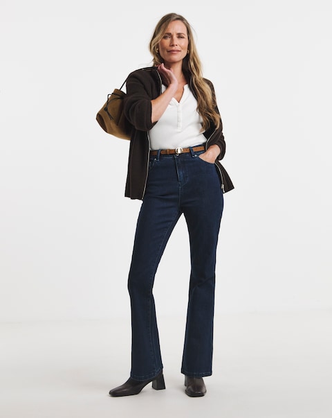 Blue Authentic Bootcut Jeans