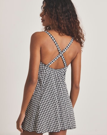 MAGISCULPT Gingham 360 Degree Shaping Swimdress