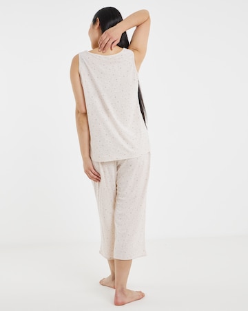 Pretty Lounge Moon & Star Print Culotte Set