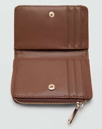 Mango Medium Wallet With Logo Print