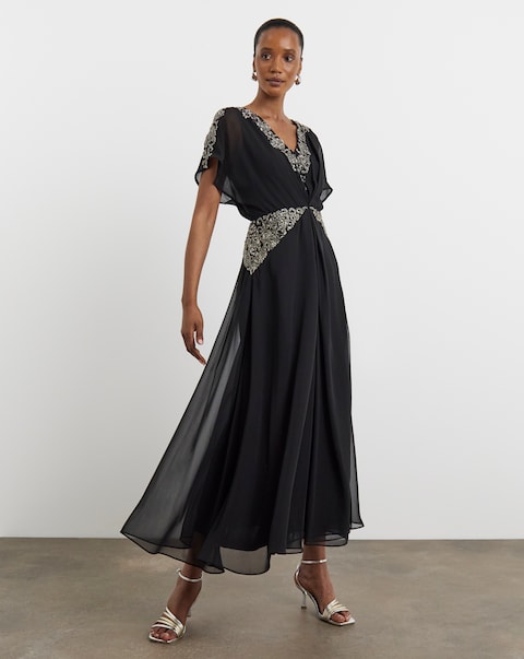 Joanna Hope Beaded Maxi Dress