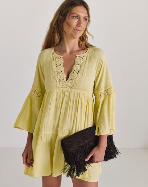 Figleaves Frida Lime Beach Dress
