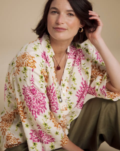 Julipa Linen Mix Blouse