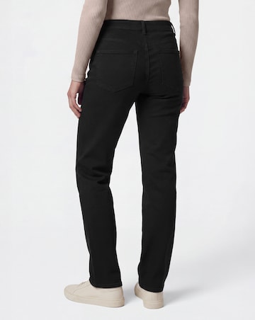 24/7 Black Straight Leg Jeans