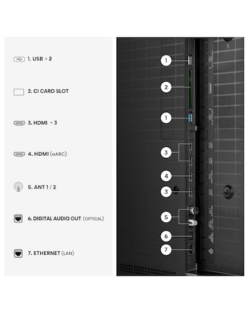 Hisense 55ER8STUK 55in RGB MiniLED 4K UHD Smart TV
