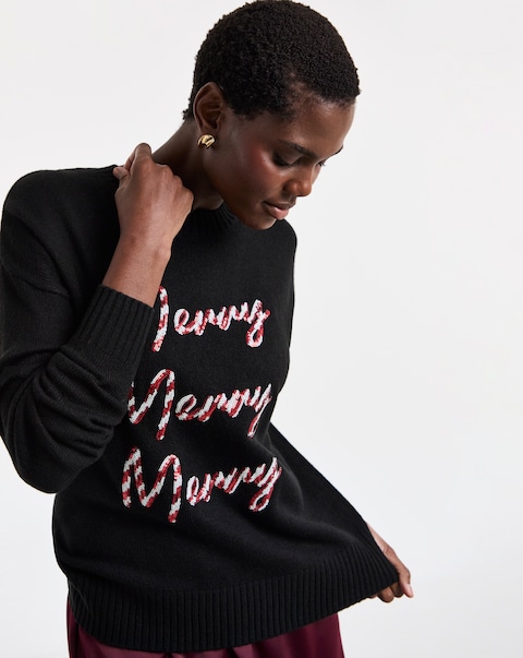 Merry Sequin Jumper
