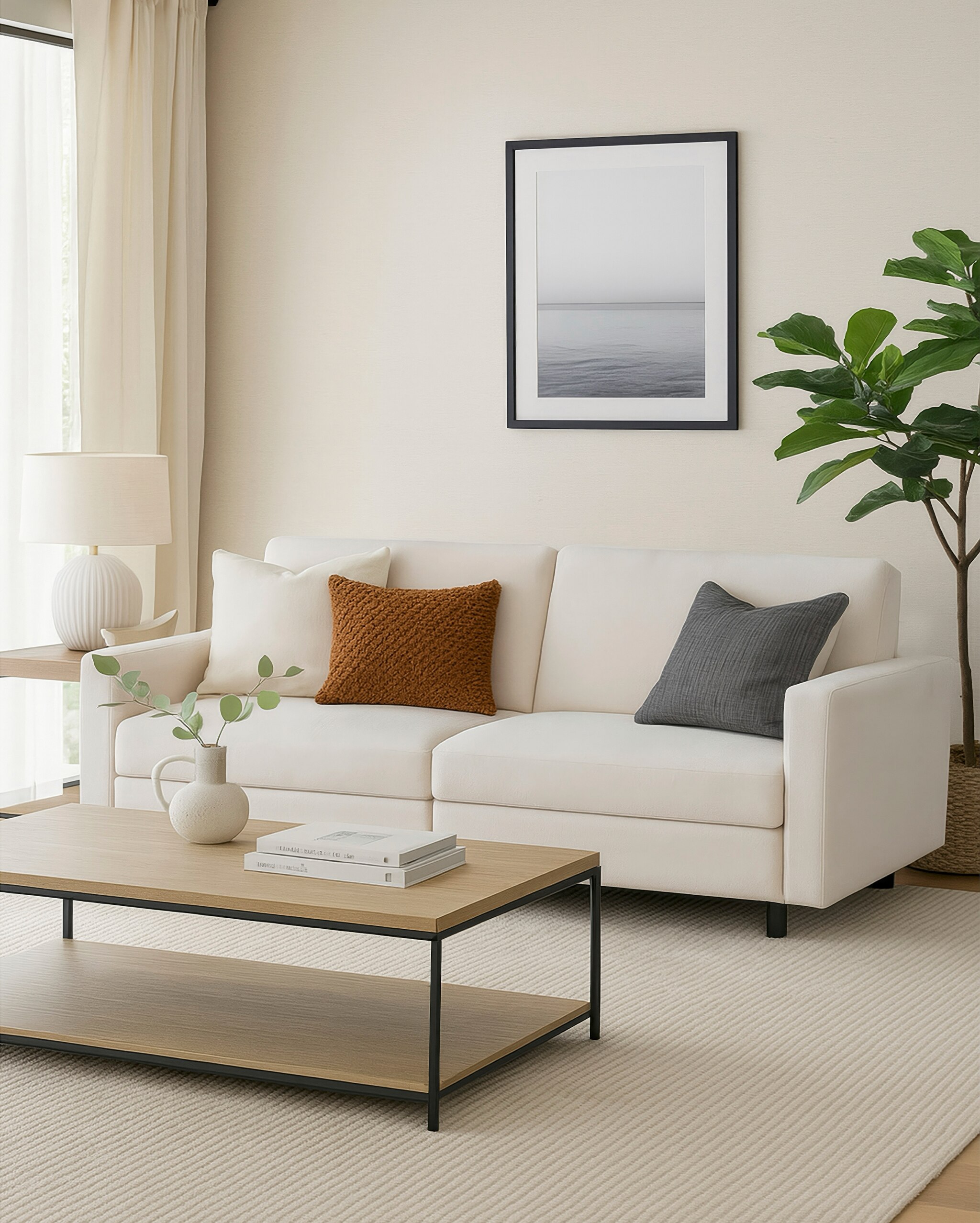 Sofa in cream