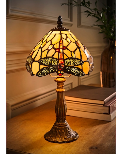 ValueLights Tiffany Dragonfly Table Lamp