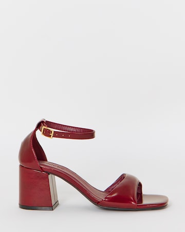 Coco Barely There Block Heel Sandals - Wide Fit (E)
