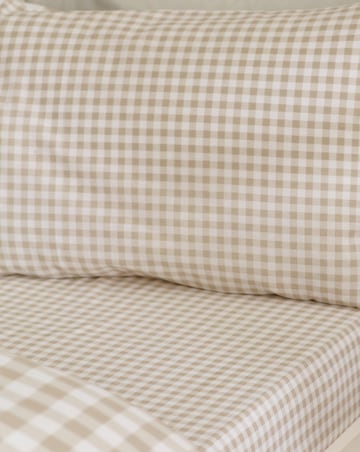 Catherine Lansfield Bamford Gingham Check Fitted Sheet